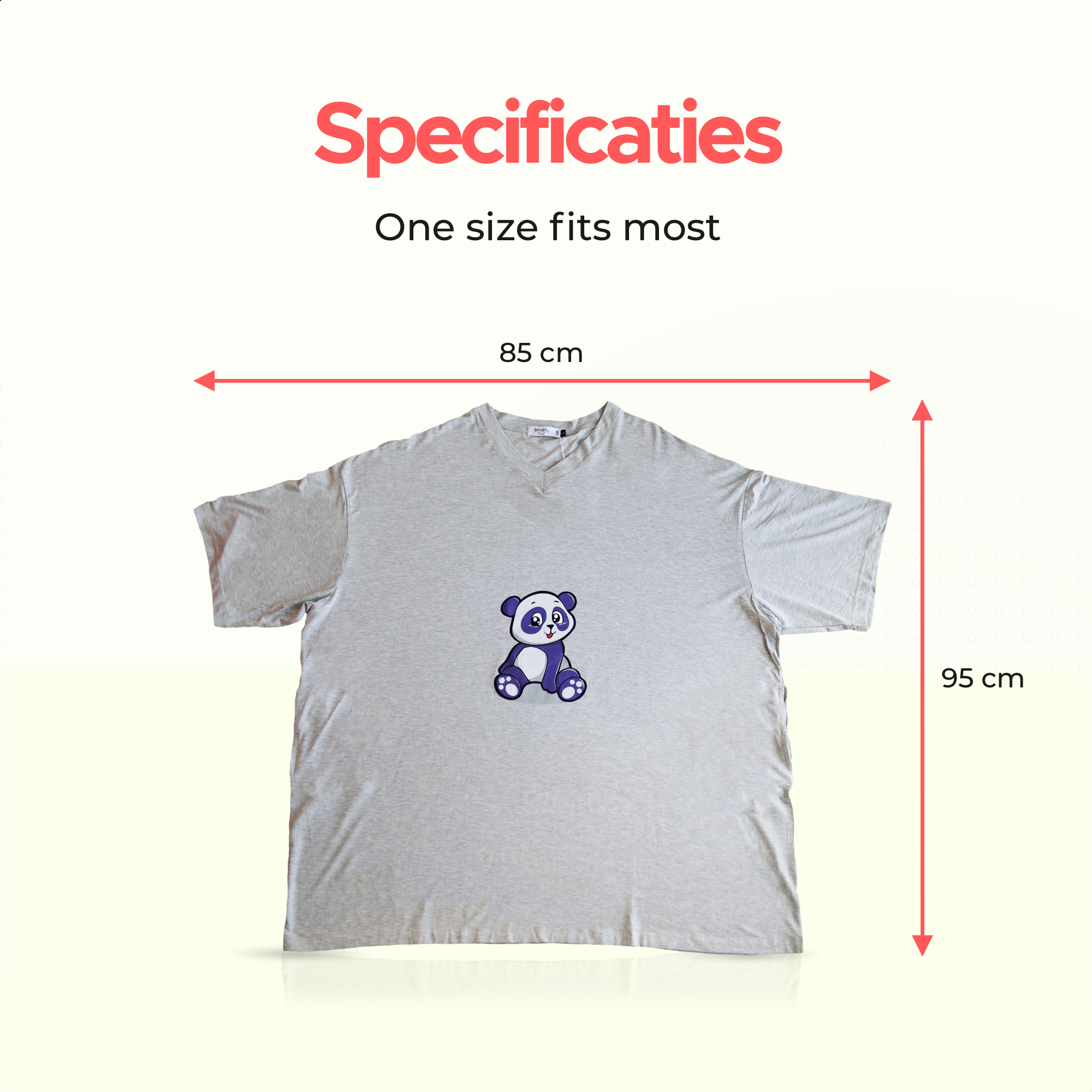 Smileify™ Premium Pyjama Slaapshirt - Panda print