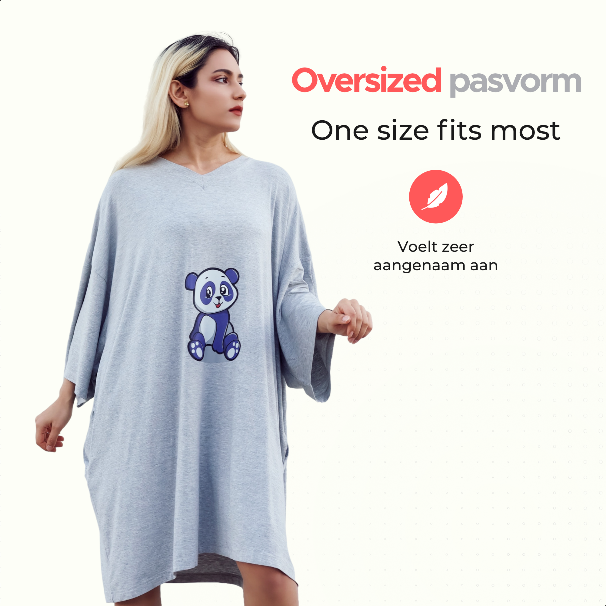 Smileify™ Premium Pyjama Slaapshirt - Panda print