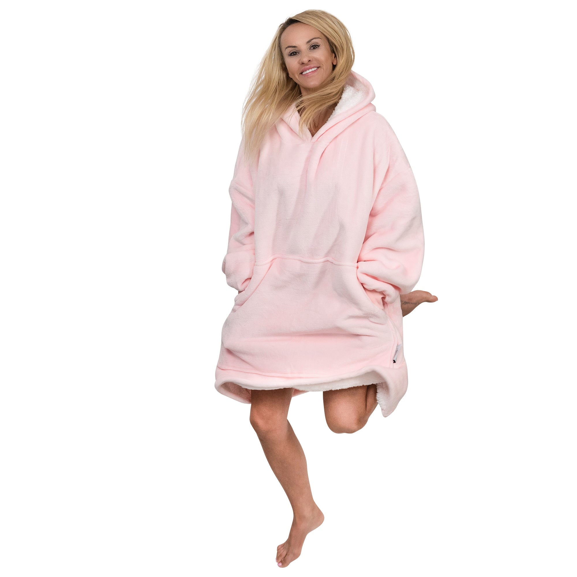 Smileify™ Hoodie Deken - Licht Roze - Pro Max