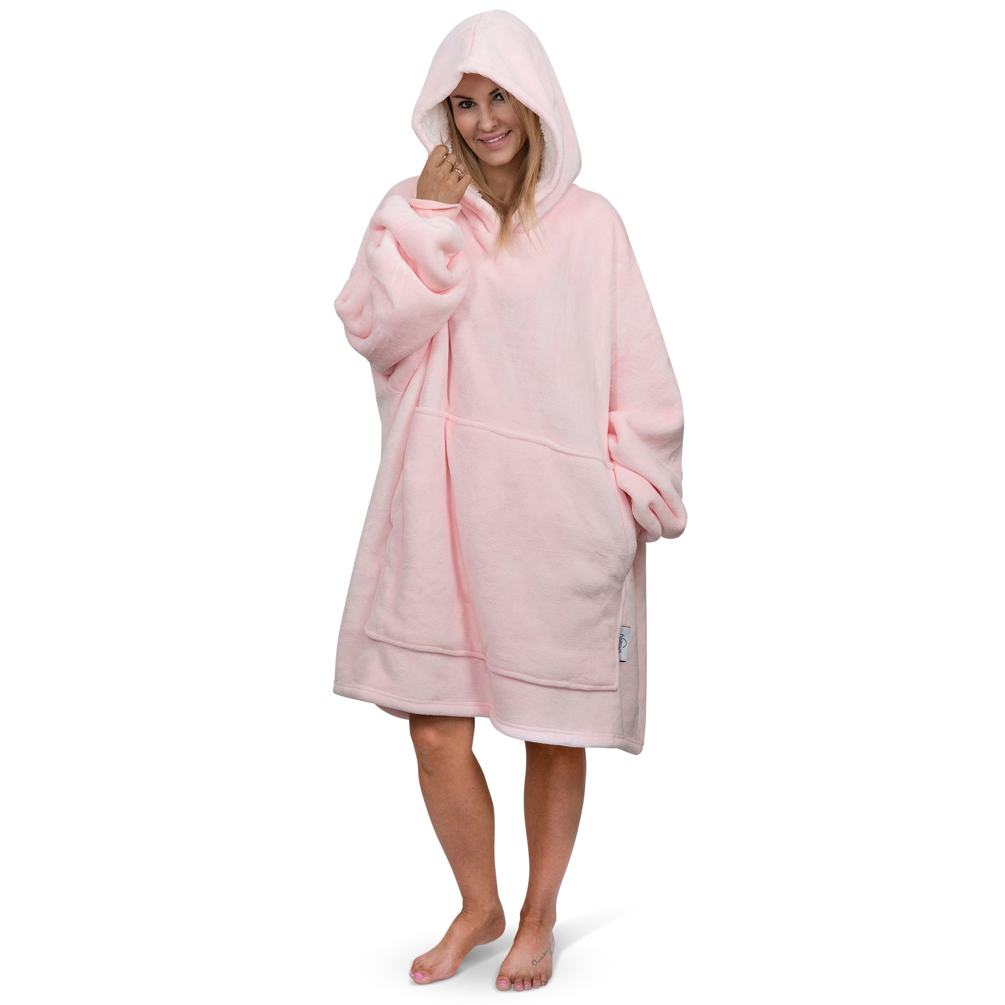 Smileify™ Hoodie Deken - Licht Roze - Pro Max