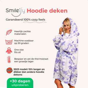 Smileify™ Hoodie Deken - Tie-dye - Pro Max