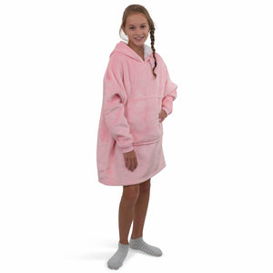 Smileify™ Hoodie Deken - Licht Roze - Kids