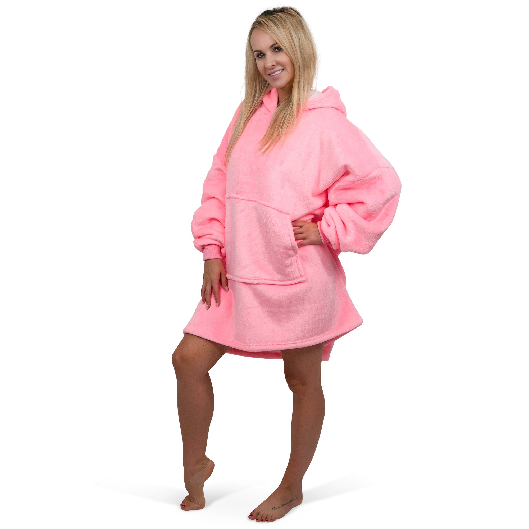 Smileify™ Hoodie Deken - Donker Roze - Pro