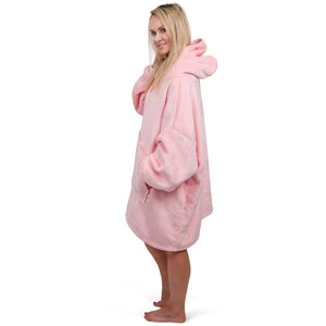 Smileify™ Hoodie Deken - Licht Roze - Pro