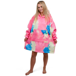 Smileify™ Hoodie Deken - Tie-dye - Pro