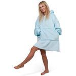 Smileify™ Hoodie Deken - Licht Blauw - Pro