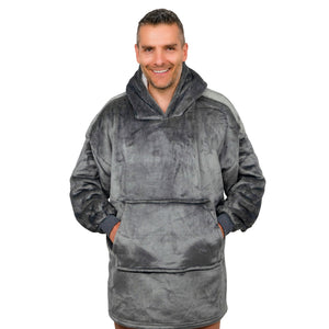 Smileify™ Hoodie Deken - Donker Grijs - Pro